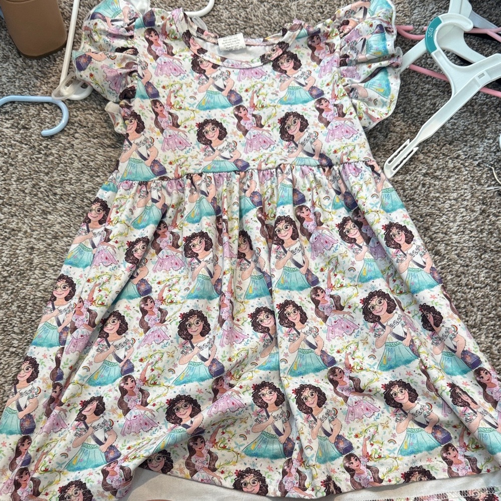 Kids Encanto Character Dress - Multicolor